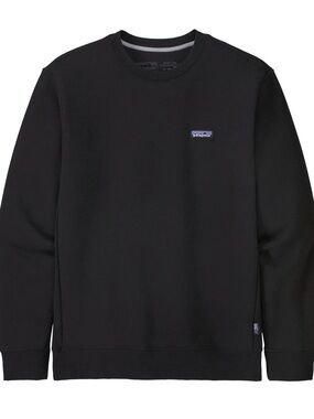 Patagonia Black Crewneck Sweatshirt with Small Logo